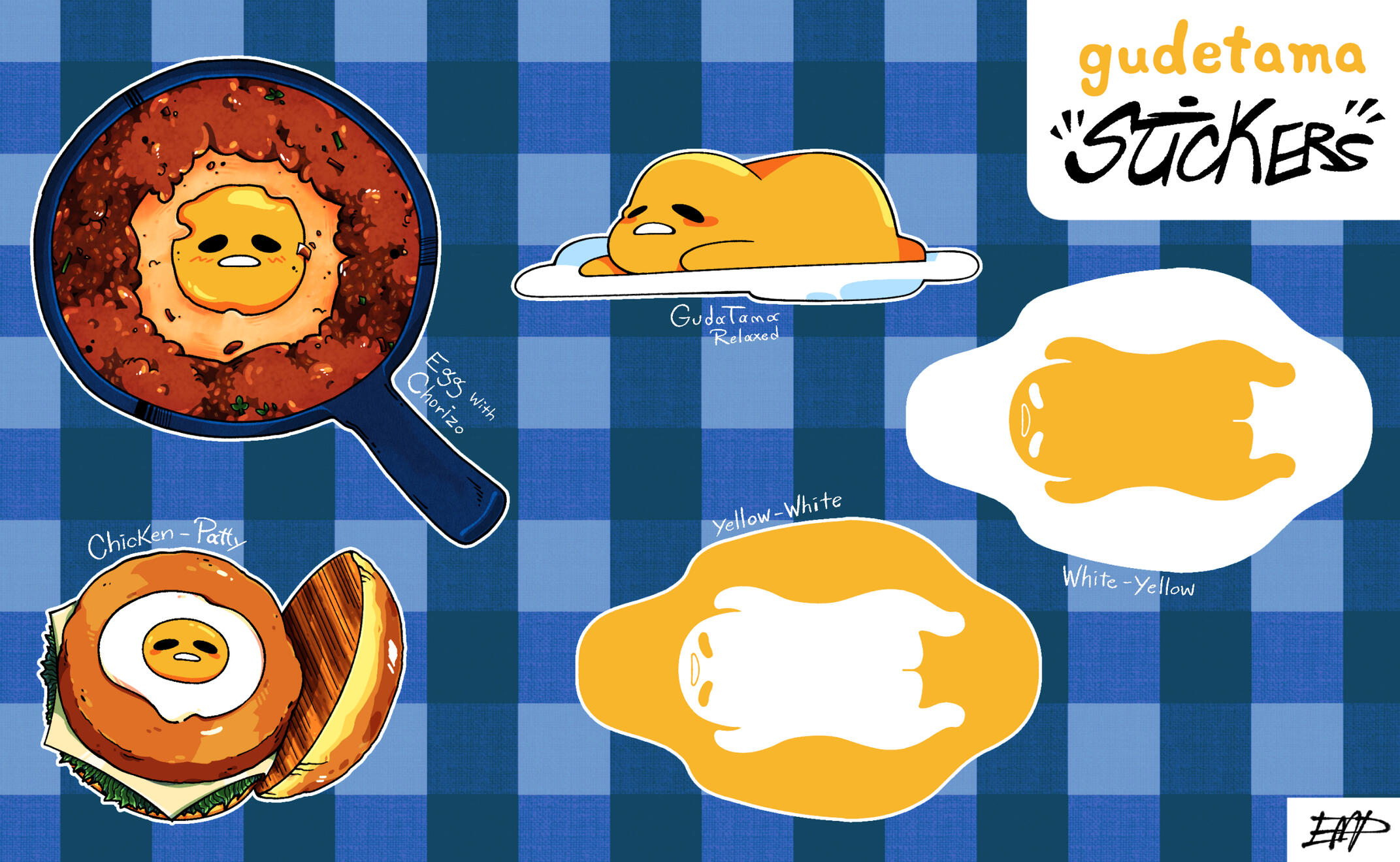A Gudetama in cuisine! Copyright © 2025 Emmett Pickens